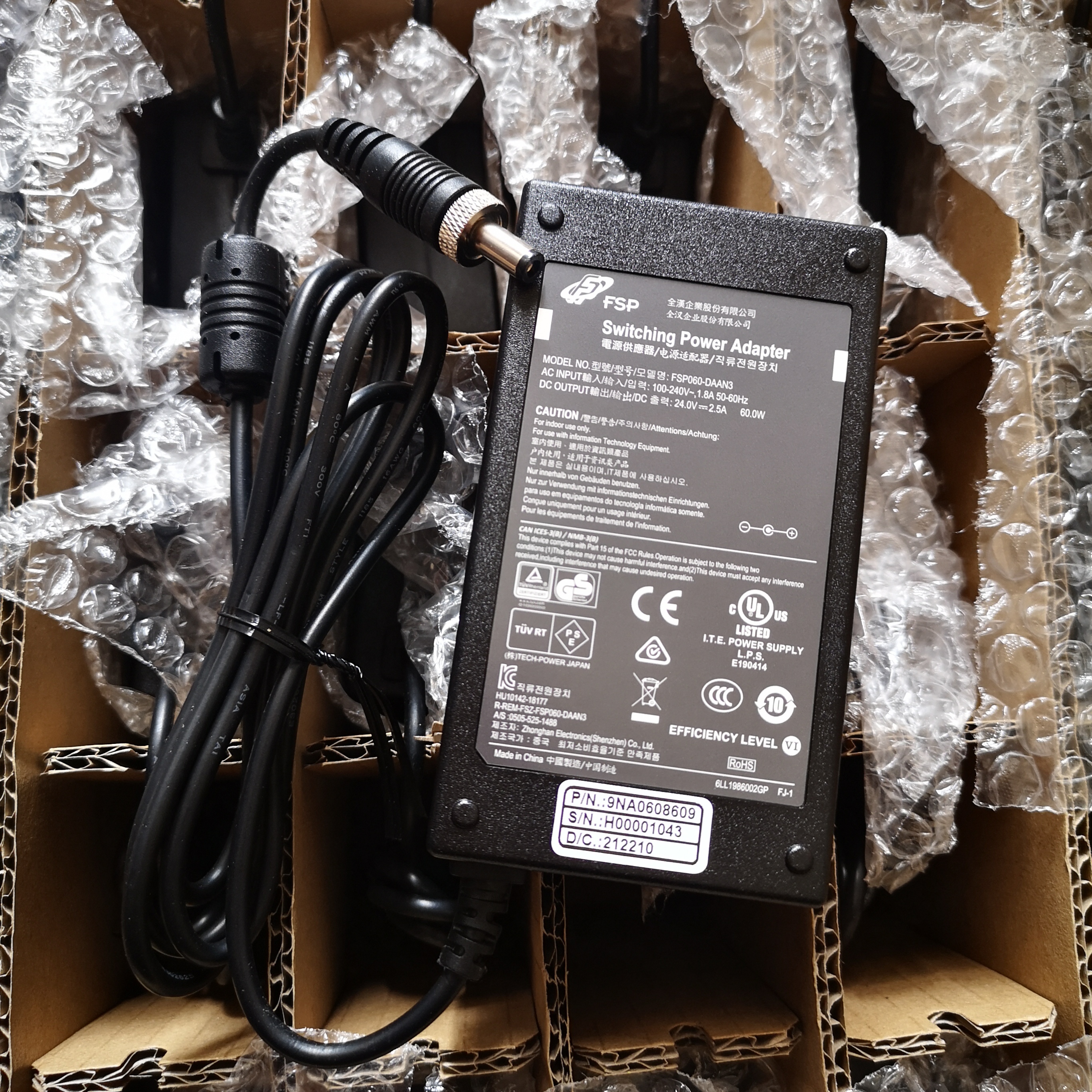 *Brand NEW*POWER SUPPLY 100-240V 50/60HZ FSP 24V 2.5A FSP060-DAAN3 5.5*2.5 AC DC ADAPTER